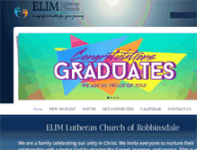 Tablet Screenshot of elim-robbinsdale.org